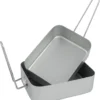 Camping Pannenset - Mess Tin - 2-Delig - Aluminium - Gamelle - Outdoor Cooking