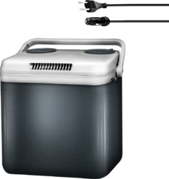 Koelbox Met ECO Modus Voor Auto & Camping Warm En Koud 32L - Frigobox Elektrisch 32 Liter Met 12v 230 Volt - Verkoelt En Verwamt - MiniBar - Mini Koelkast