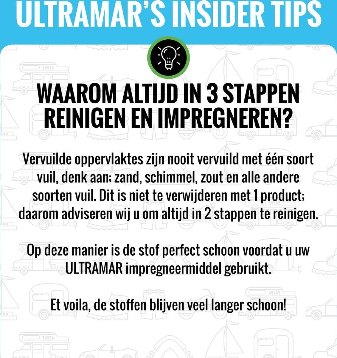 Ultramar - Sprayhood & Tent Shampoo - 1L - Tentdoekreiniger - Voor Bootkap, Tent, Cabriodak, Zonwering - Tentonderhoud - Bootonderhoud - Schoonmaakmiddel - Afbeelding 4
