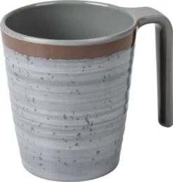 Bo-Camp - Mok - Halo - L - 4 Stuks - Grijs