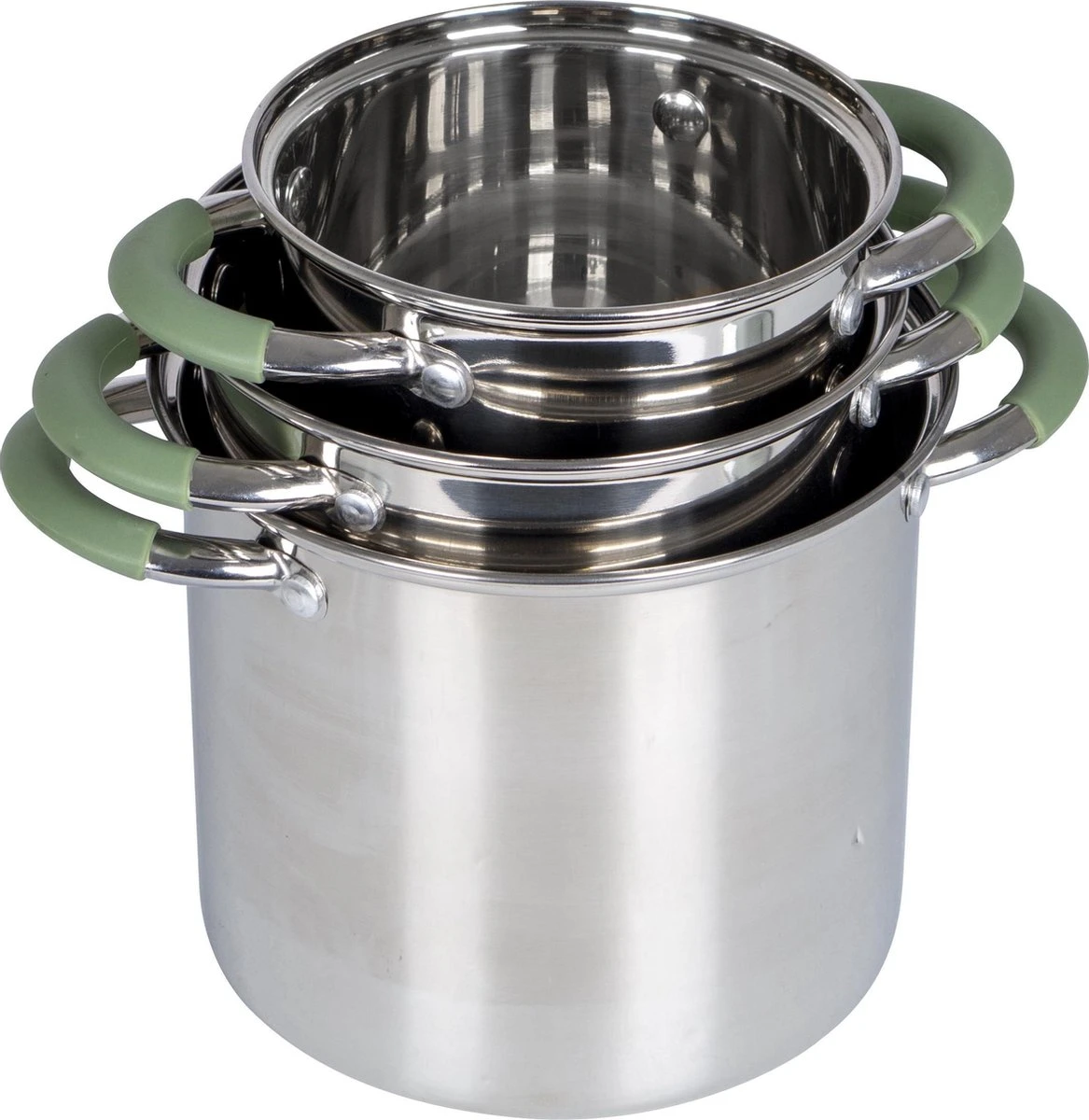 Bo-Camp - Pannenset - Elan Plus - 3-Delig - RVS - Afbeelding 6