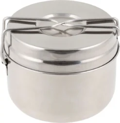 MFH - CZ Mess Kit/pannen Set - RVS - 3-delig