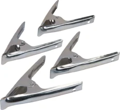 Silverline Zeilklemmen - Marktklemmen Set 70 Mm - 4 Stuks