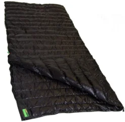 LOWLAND OUTDOOR® Ultra Compact Blanket - Donzen Slaapzak - Gewicht 495g - 210x80 Cm - Comfort Temperatuur +8°C