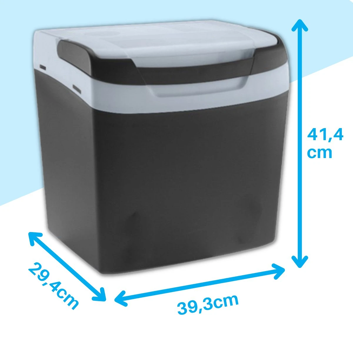 Mobicool ME26 DC H/C Thermo-elektrische Koelbox - 25L - 12 Volt - Grijs - Voor In De Auto - Afbeelding 2