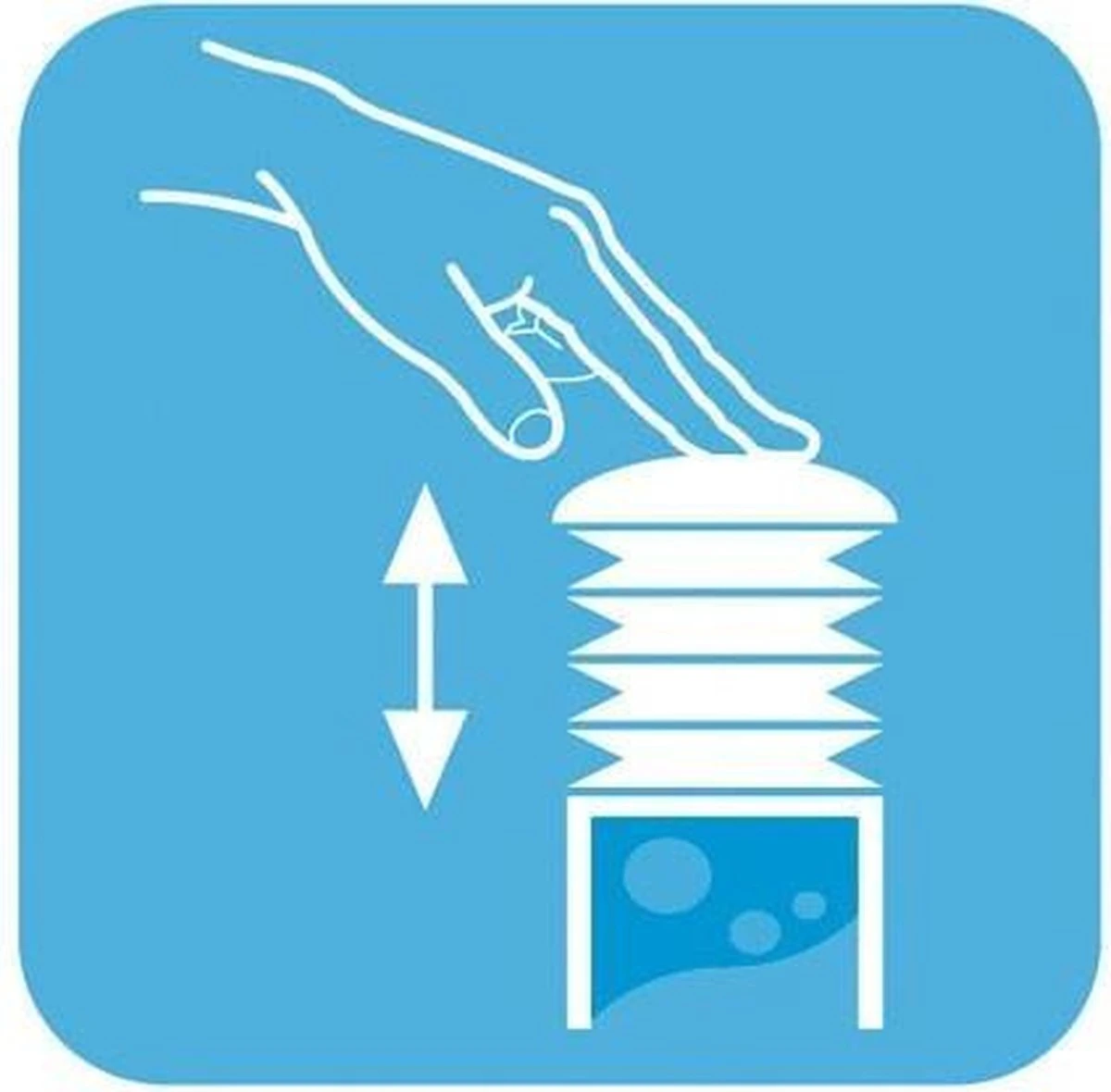 Thetford Qube 165 Porta Potti - Wit - Afbeelding 3