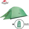 Cloud Up 1 Upgraded - Naturehike® - 1 Persoons Tent - Lichtgewicht Tent - Incl. Grondzeil - 210T 3000mm - Outdoor - Waterdicht - Hiking & Wandelen