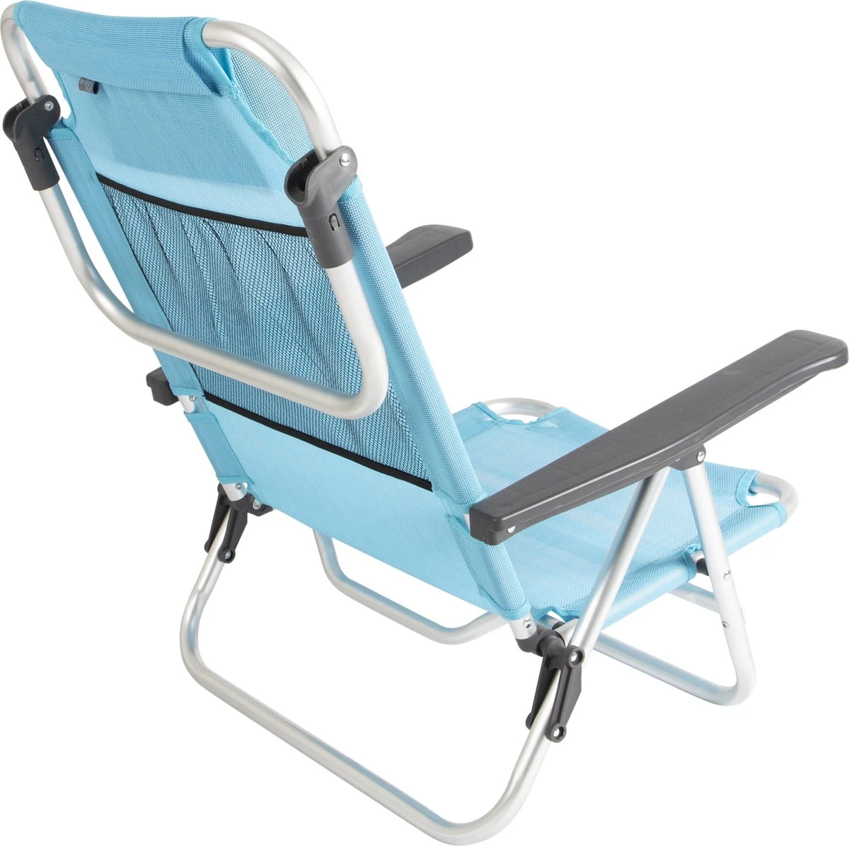 Bo-Camp Beach Chair - Monaco - Aluminium - Blauw - Afbeelding 4