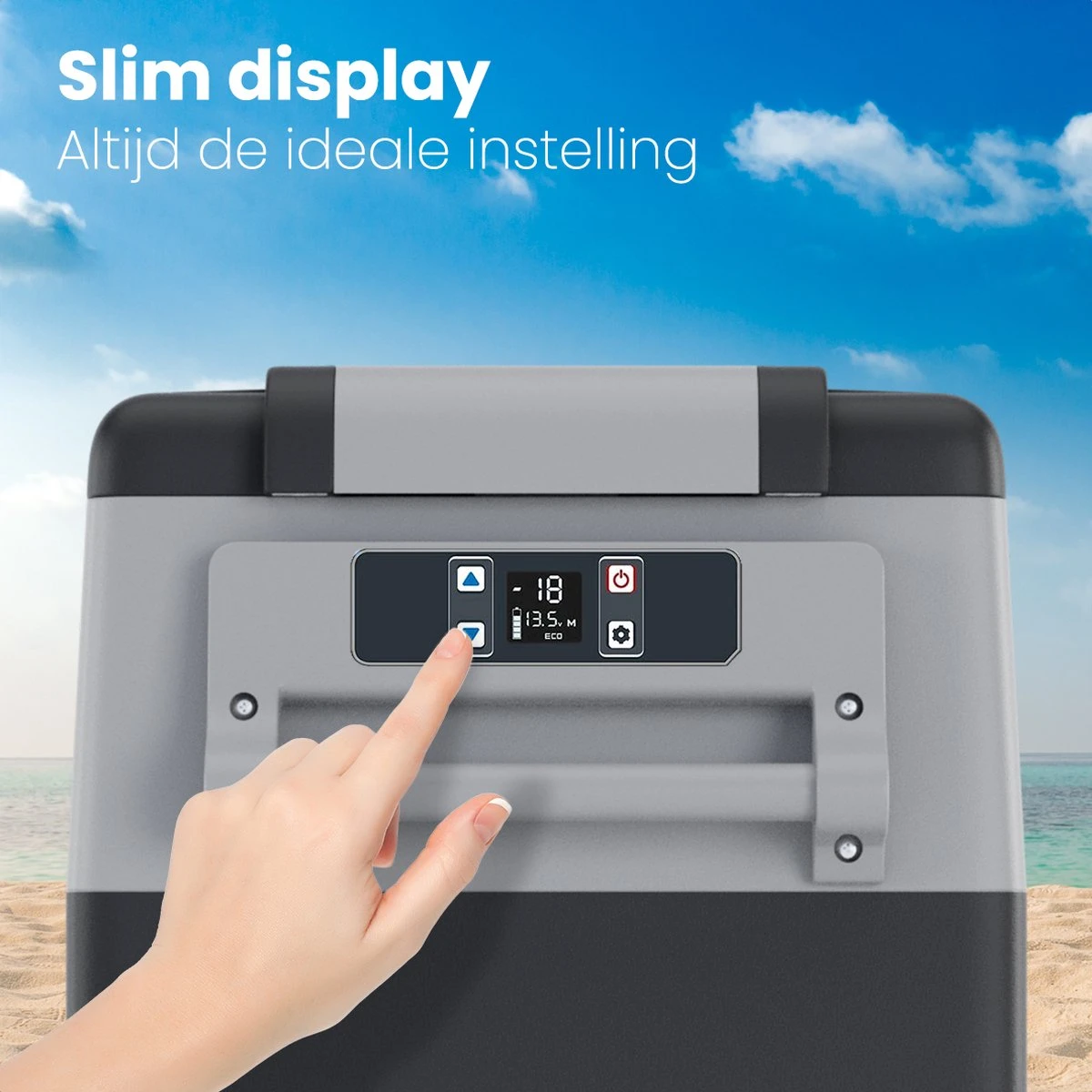 Auronic Elektrische Koelbox - 40.5L - Compressor - 12V En 240V - Grijs - Afbeelding 6