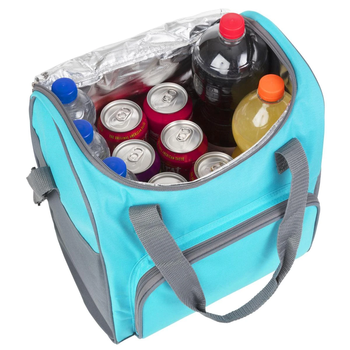 Basis Sterke Koeltas Set - 25 + 10 Liter - Lunchtas - Geïsoleerde Koeltassen - Picknicktas - Coolerbag - Blauw - Afbeelding 8