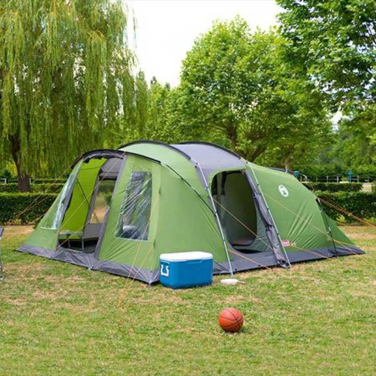 Coleman Vespucci 4 Tunneltent - Familietent - 4-Persoons - Groen - Afbeelding 7