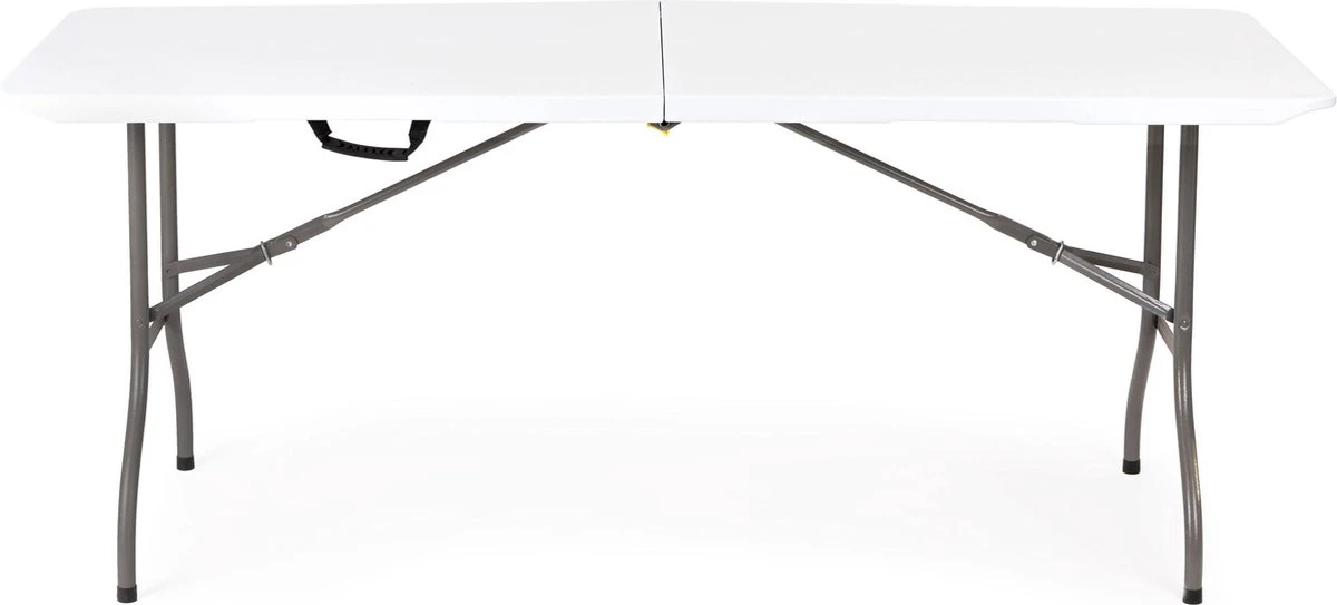 Inklapbare Tafel - Opklaptafel - 180x70x73,5 Cm - Wit - Afbeelding 3