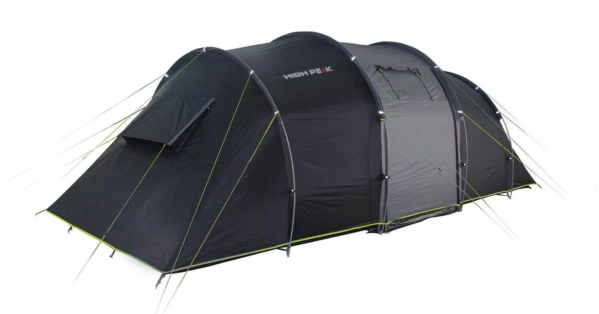 High Peak Tauris 4 Tunneltent - Donkergrijs - 4 Persoons - Afbeelding 2