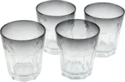 Bo-Camp Limonade Glas - Campingglas - Smoke - 4 Stuks - 200 Ml