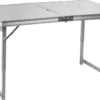 Capture Outdoor, "Camp6 AL-120L" Luxe Inklapbare Stabiele Kampeertafel, Voor 6 Personen, Aluminium, 70x120cm, Aluminium Vierkante Poten, In De Hoogte Regelbaar, Inklapbaar In Een Draagbare Koffer Formaat, Met Steun Voor Parasol, …