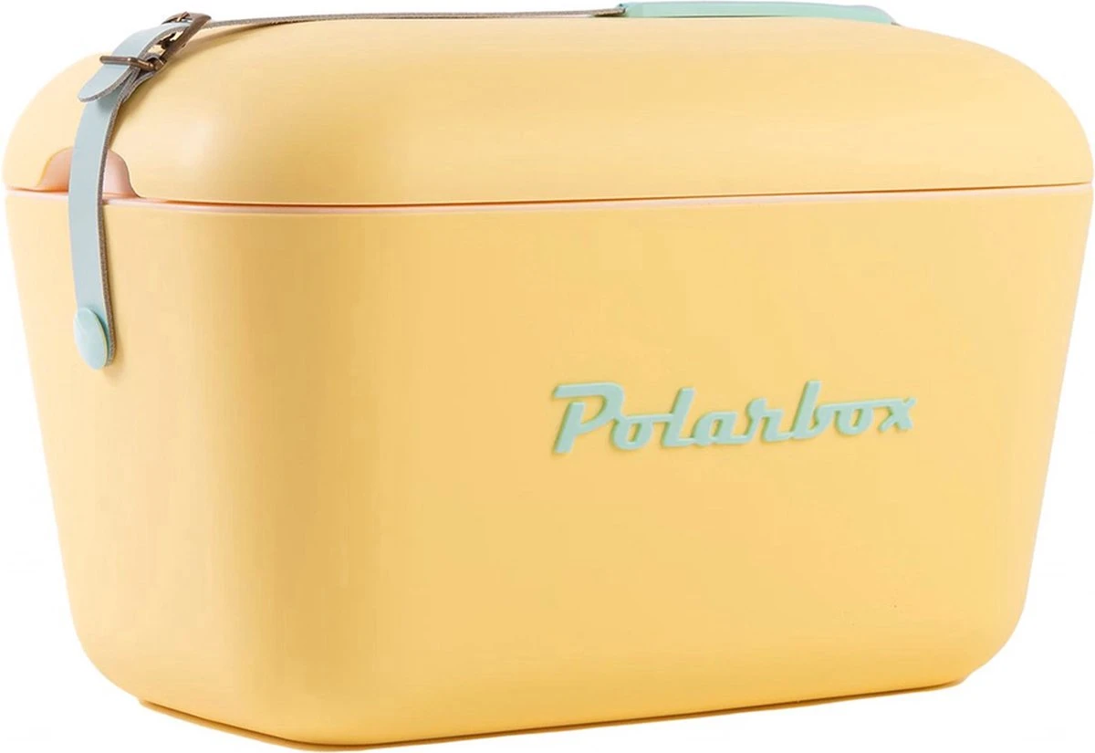 Merkloos Polarbox - Koelbox - Met Schouderband - Geel - 20 Liter - 45x30x(H)27cm