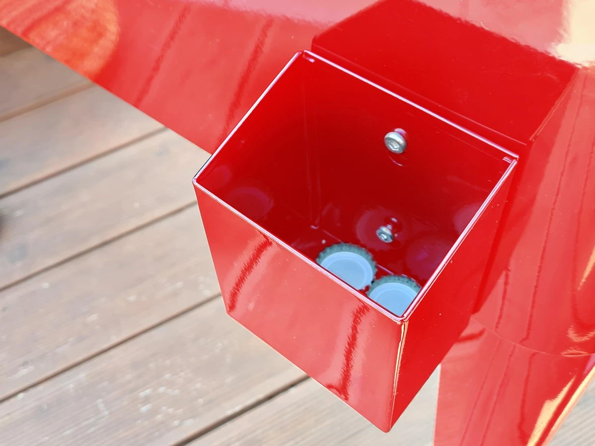 AXI Retro Cooler Rood - Koeler Met Wielen - 76L Inhoud - Koelbox Met Aftapkraan - Afbeelding 19