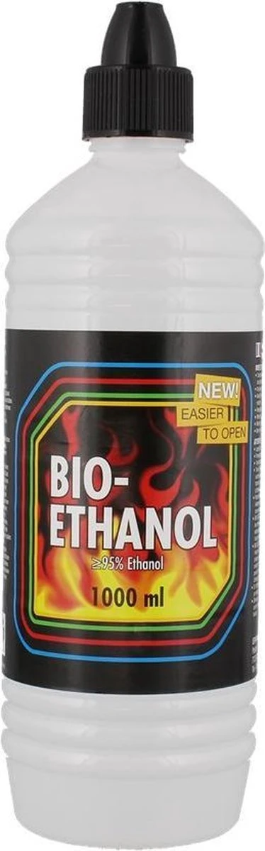 Merkloos Bio-Ethanol - 1 Liter Per Fles - Lampolie & -gels - 'bio Ethanol 1 Liter'