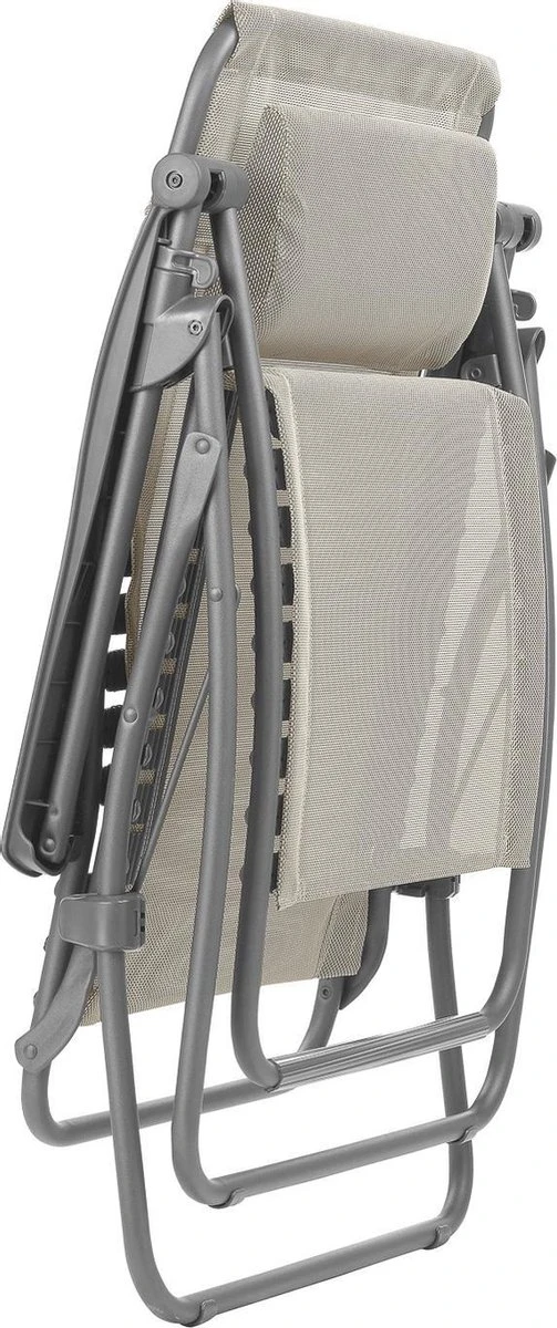 Lafuma RSXA Clip - Relaxstoel - Verstelbaar - Inklapbaar - Zero Gravity - Seigle - Afbeelding 2