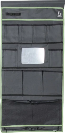 Bo-Camp - Tentorganizer - 12-vaks - Spiegel - 45x90cm - Grijs