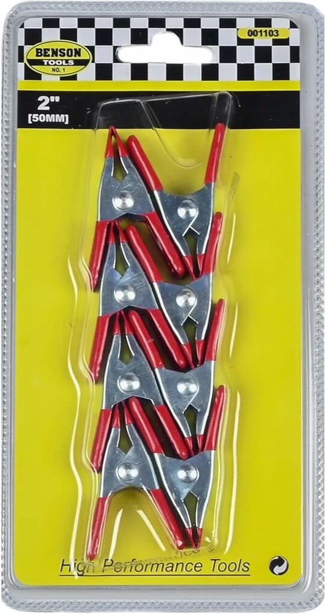 Benson Metalen Veerklem - 50 Mm - 8 Stuks - Afbeelding 10