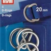 Prym D-Ringen 20mm Zilver