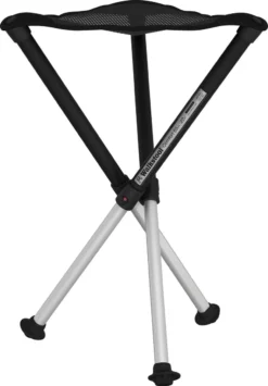 Walkstool - 3-Poots Krukje - Comfort 55 Cm - Verstelbaar - Zwart