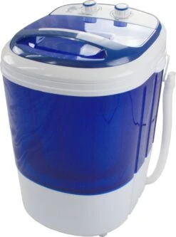Lowander Mini Wasmachine 3kg Met Centrifuge - Kleine Camping Wasmachine - Met Bovenlader