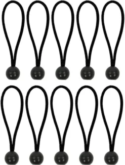 ProPlus 365644 Tentspannerset Zeltspanner-Set 10 Stück - Elastisch 15cm Mit Kunststoffball 10 Stuk(s)