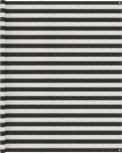 VidaXL Tenttapijt 250x600 Cm Antracietkleurig En Wit